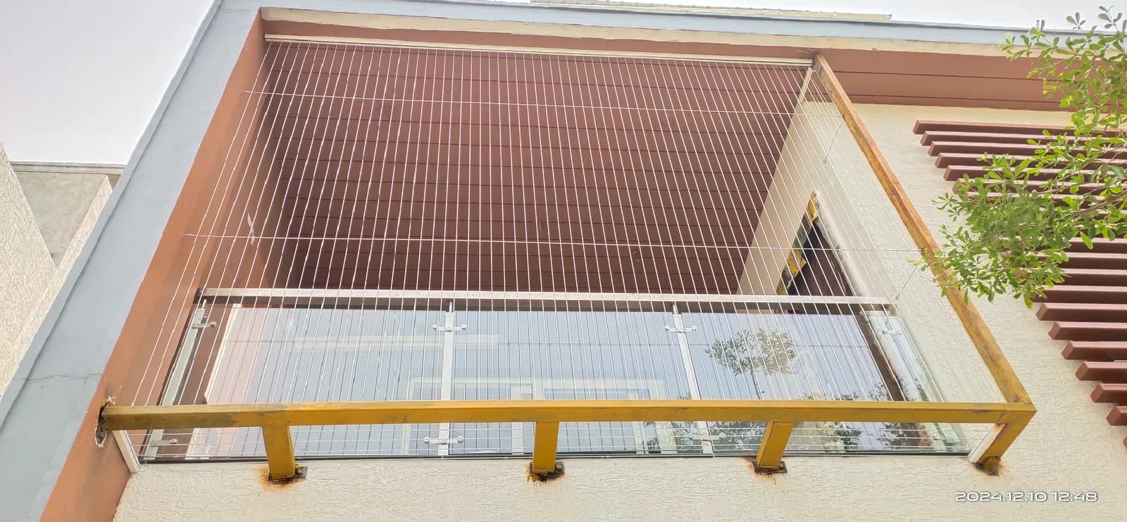 Terrace balcony safety netting for multi-storey residential complex in Bangalore